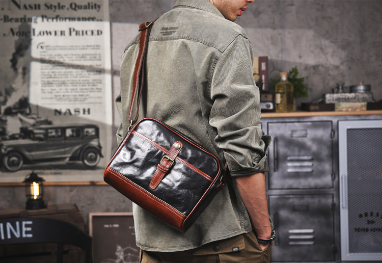 香港狄記皮具 狄記 原創真皮手工 ins郵差包 ins風格包包 頭層牛皮包包 皮革 原創手工真皮 皮件 DEEPKEE 復古真皮手工包