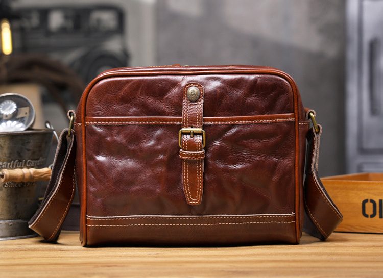 香港狄記皮具 狄記 原創真皮手工 ins郵差包 ins風格包包 頭層牛皮包包 皮革 原創手工真皮 皮件 DEEPKEE 復古真皮手工包