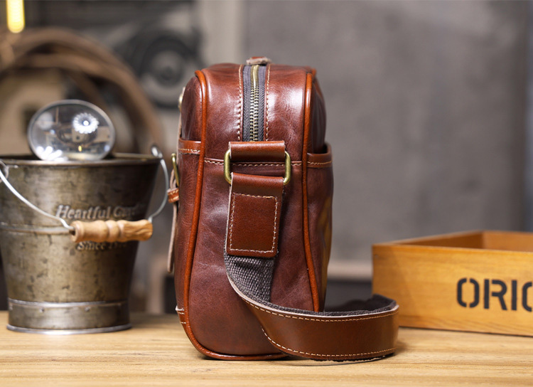 香港狄記皮具 狄記 原創真皮手工 ins郵差包 ins風格包包 頭層牛皮包包 皮革 原創手工真皮 皮件 DEEPKEE 復古真皮手工包