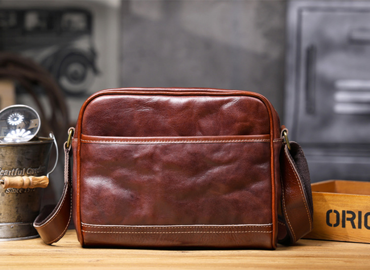 香港狄記皮具 狄記 原創真皮手工 ins郵差包 ins風格包包 頭層牛皮包包 皮革 原創手工真皮 皮件 DEEPKEE 復古真皮手工包