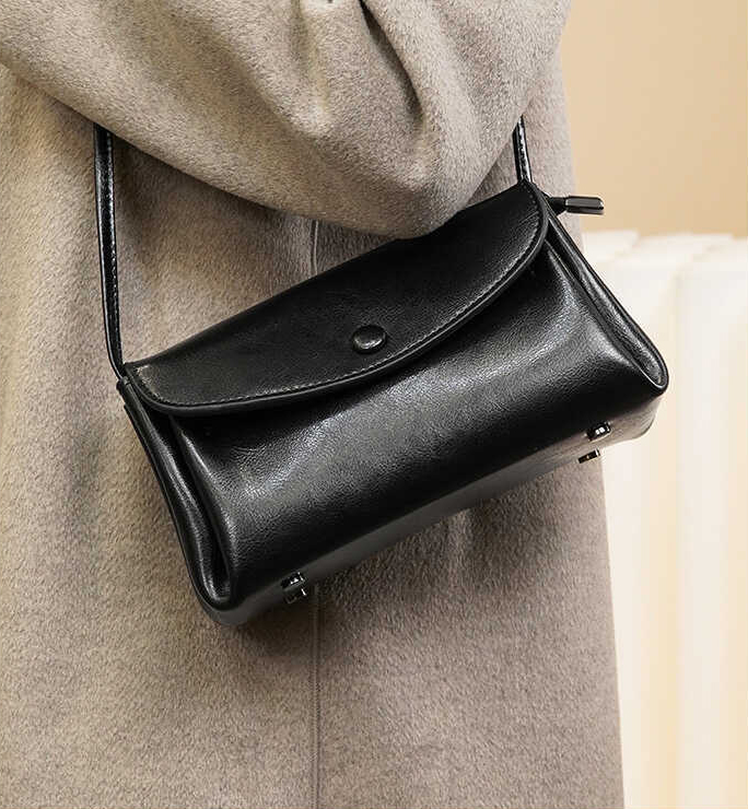 DEEPKEE original nubuck handmade full-grain genuine leather cowhide bag 時尚萬用真皮小包 7399 號