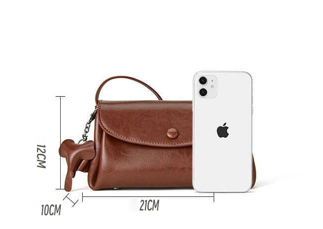 DEEPKEE original nubuck handmade full-grain genuine leather cowhide bag 時尚萬用真皮小包 7399 號