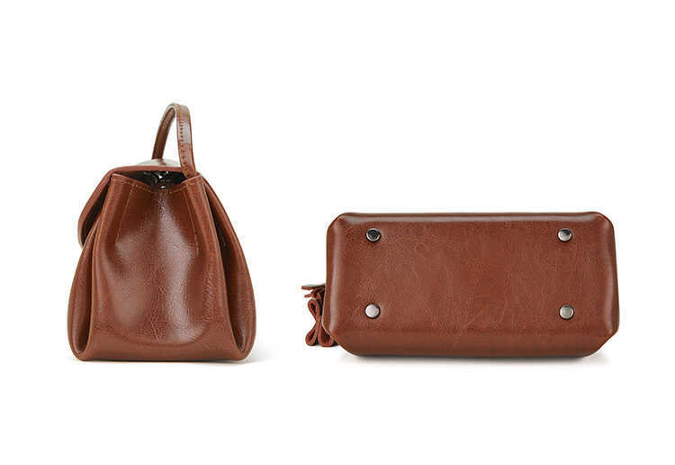 DEEPKEE original nubuck handmade full-grain genuine leather cowhide bag 時尚萬用真皮小包 7399 號