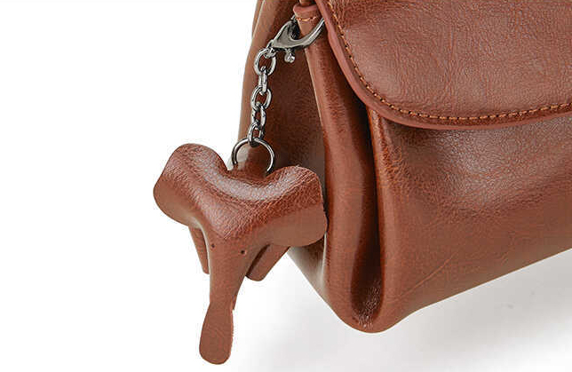 DEEPKEE original nubuck handmade full-grain genuine leather cowhide bag 時尚萬用真皮小包 7399 號