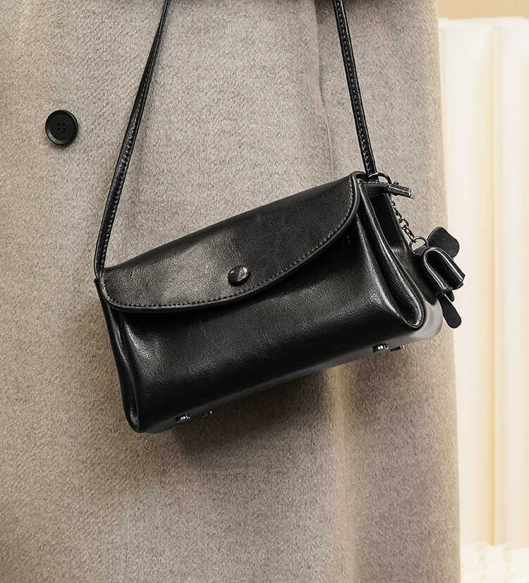 DEEPKEE original nubuck handmade full-grain genuine leather cowhide bag 時尚萬用真皮小包 7399 號