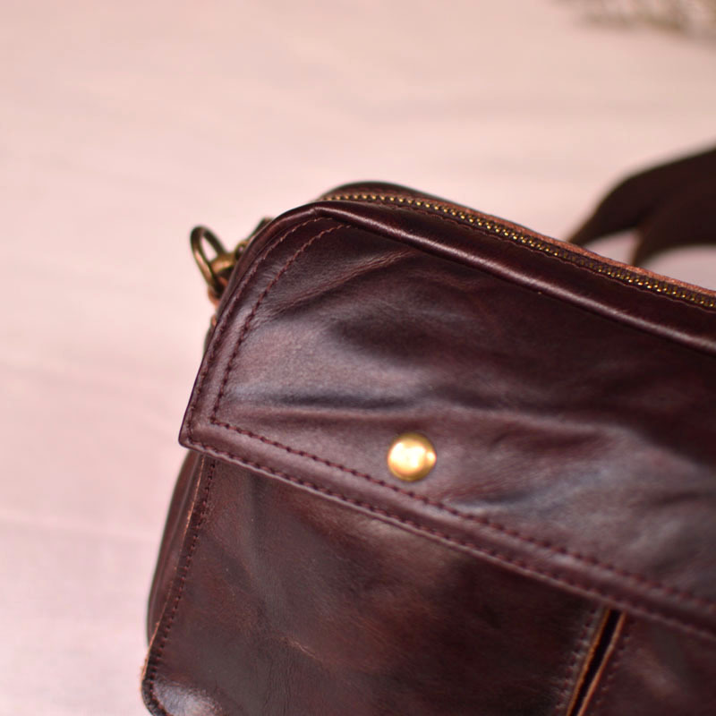 香港狄記皮具 狄記 原創真皮手工 ins郵差包 ins風格包包 頭層牛皮包包 皮革 原創手工真皮 皮件 DEEPKEE 復古真皮手工包