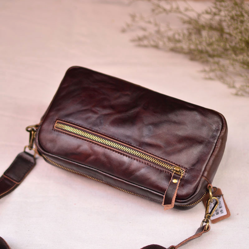 香港狄記皮具 狄記 原創真皮手工 ins郵差包 ins風格包包 頭層牛皮包包 皮革 原創手工真皮 皮件 DEEPKEE 復古真皮手工包