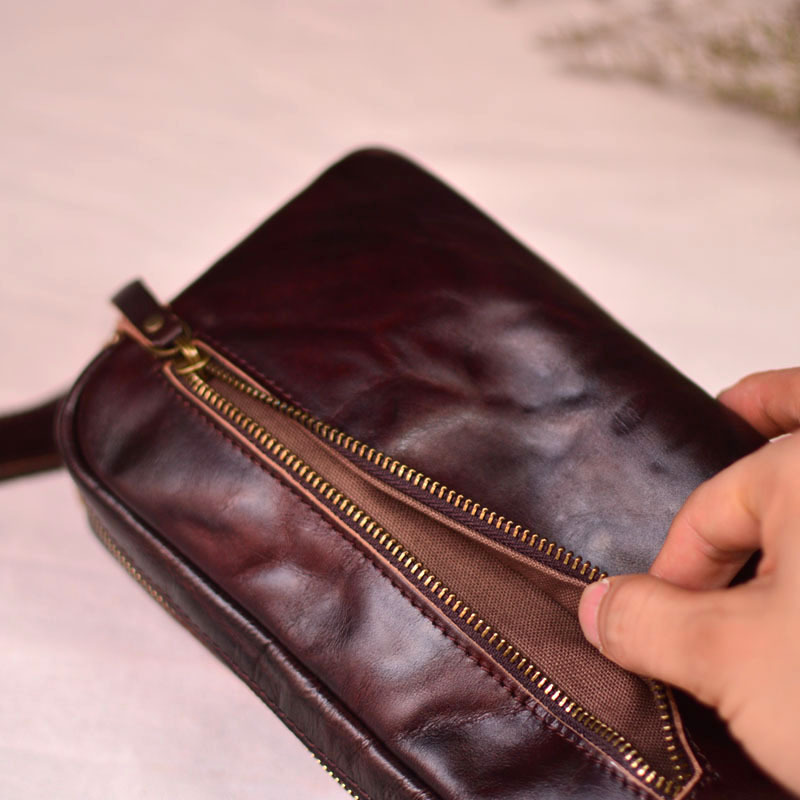 香港狄記皮具 狄記 原創真皮手工 ins郵差包 ins風格包包 頭層牛皮包包 皮革 原創手工真皮 皮件 DEEPKEE 復古真皮手工包