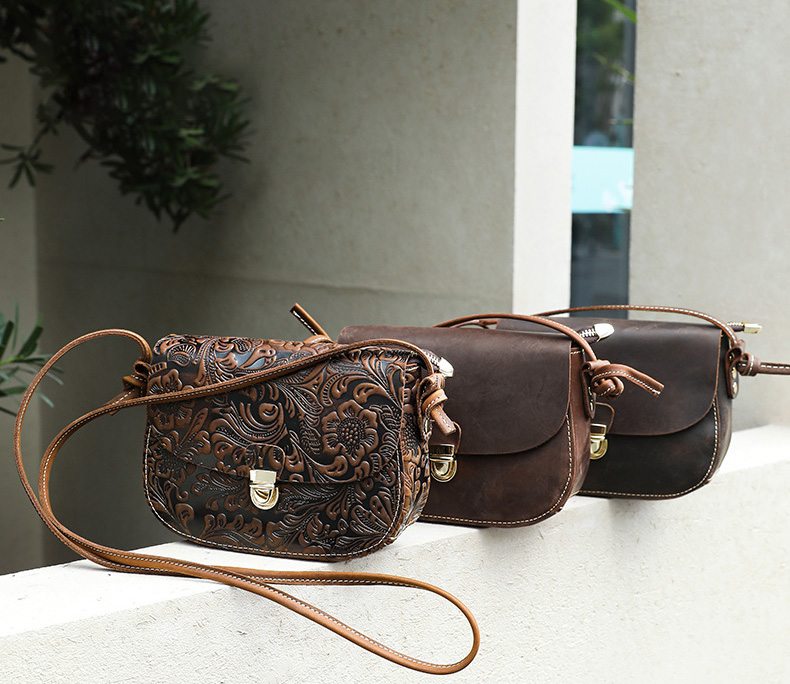 香港狄記皮具 狄記 原創真皮手工 ins郵差包 ins風格包包 頭層牛皮包包 皮革 原創手工真皮 皮件 DEEPKEE 復古真皮手工包