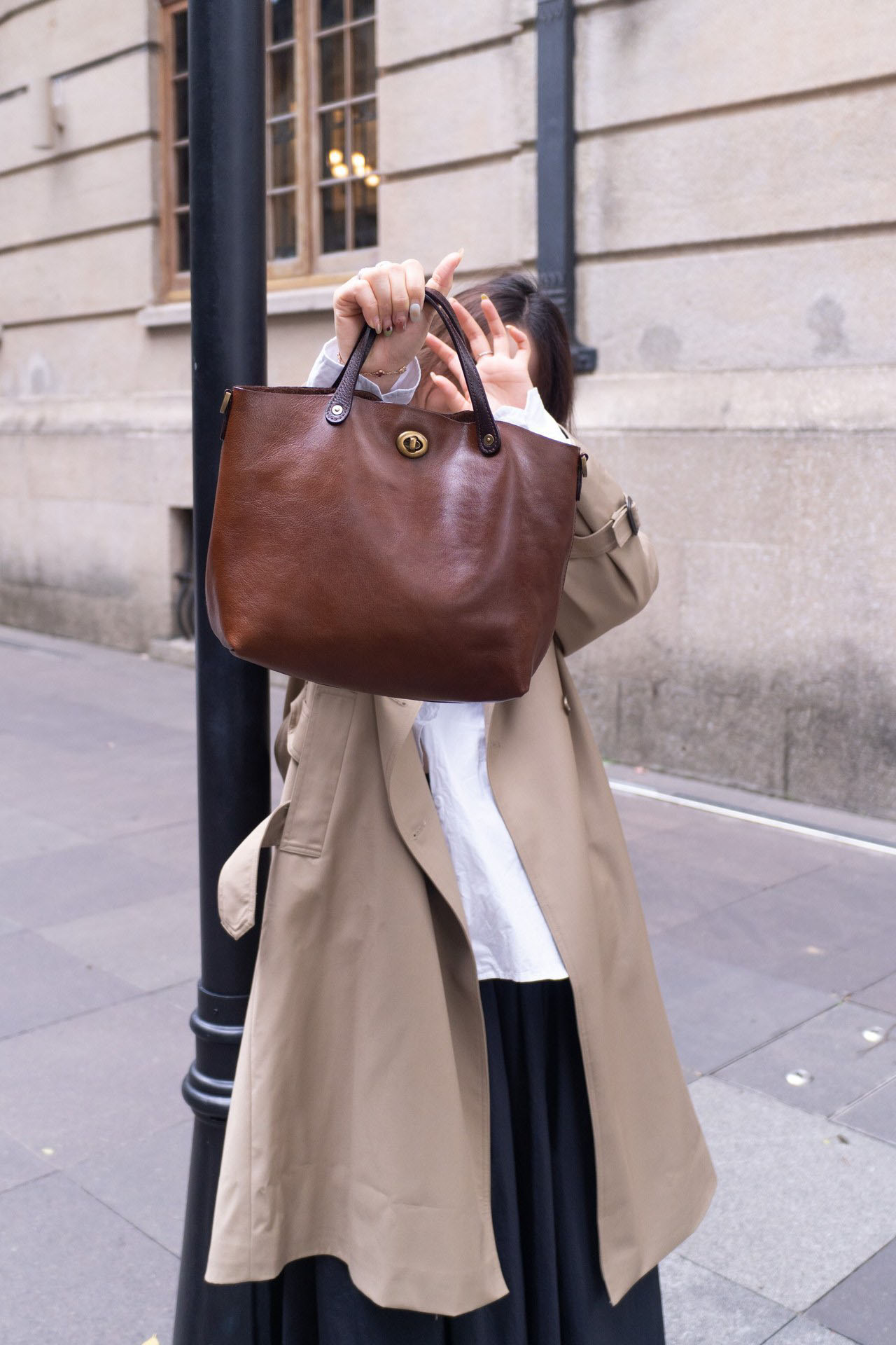 香港狄記皮具 狄記 原創真皮手工 ins郵差包 ins風格包包 頭層牛皮包包 皮革 原創手工真皮 皮件 DEEPKEE 復古真皮手工包