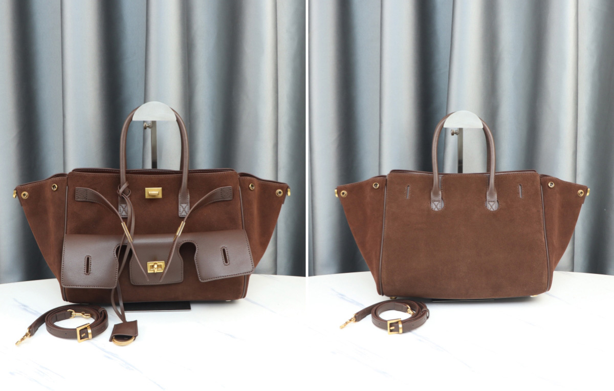 deepkee-8008 original nubuck handmade full-grain genuine leather cowhide bag deepkee-8008-機車翅膀包皮單肩托特包 8008號