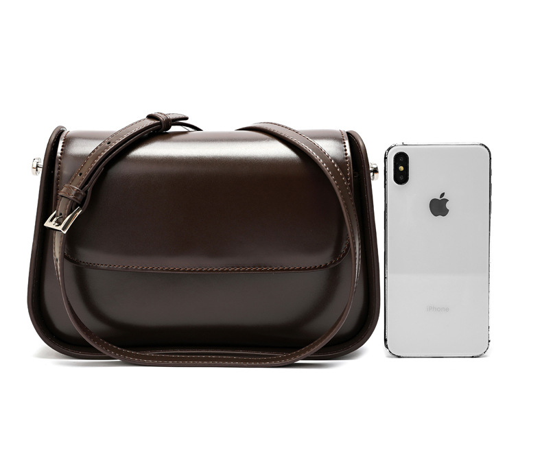 DEEPKEE original nubuck handmade full-grain genuine leather cowhide bag 百搭單肩&斜挎真皮小方包 8029 號