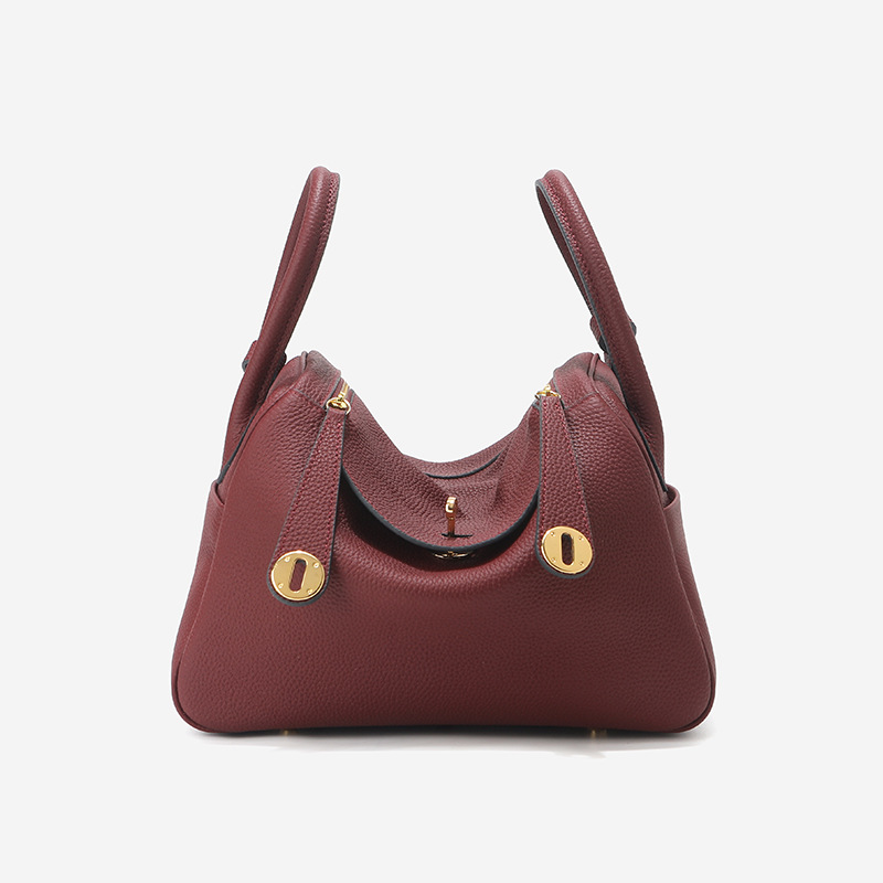 香港狄記 同款TOGO頭層牛皮リ琳迪包 8030號