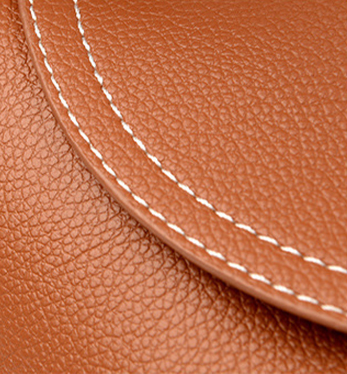 DEEPKEE original nubuck handmade full-grain genuine leather cowhide bag T 字鎖扣紋理感皮革手拿包 8093 號