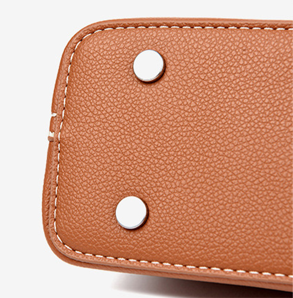 DEEPKEE original nubuck handmade full-grain genuine leather cowhide bag T 字鎖扣紋理感皮革手拿包 8093 號