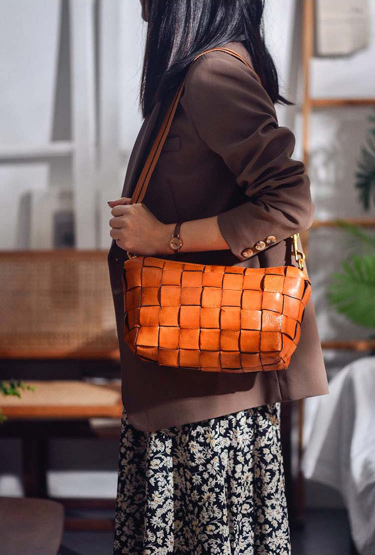 香港狄記皮具 狄記 原創真皮手工 ins郵差包 ins風格包包 頭層牛皮包包 皮革 原創手工真皮 皮件 DEEPKEE 復古真皮手工包