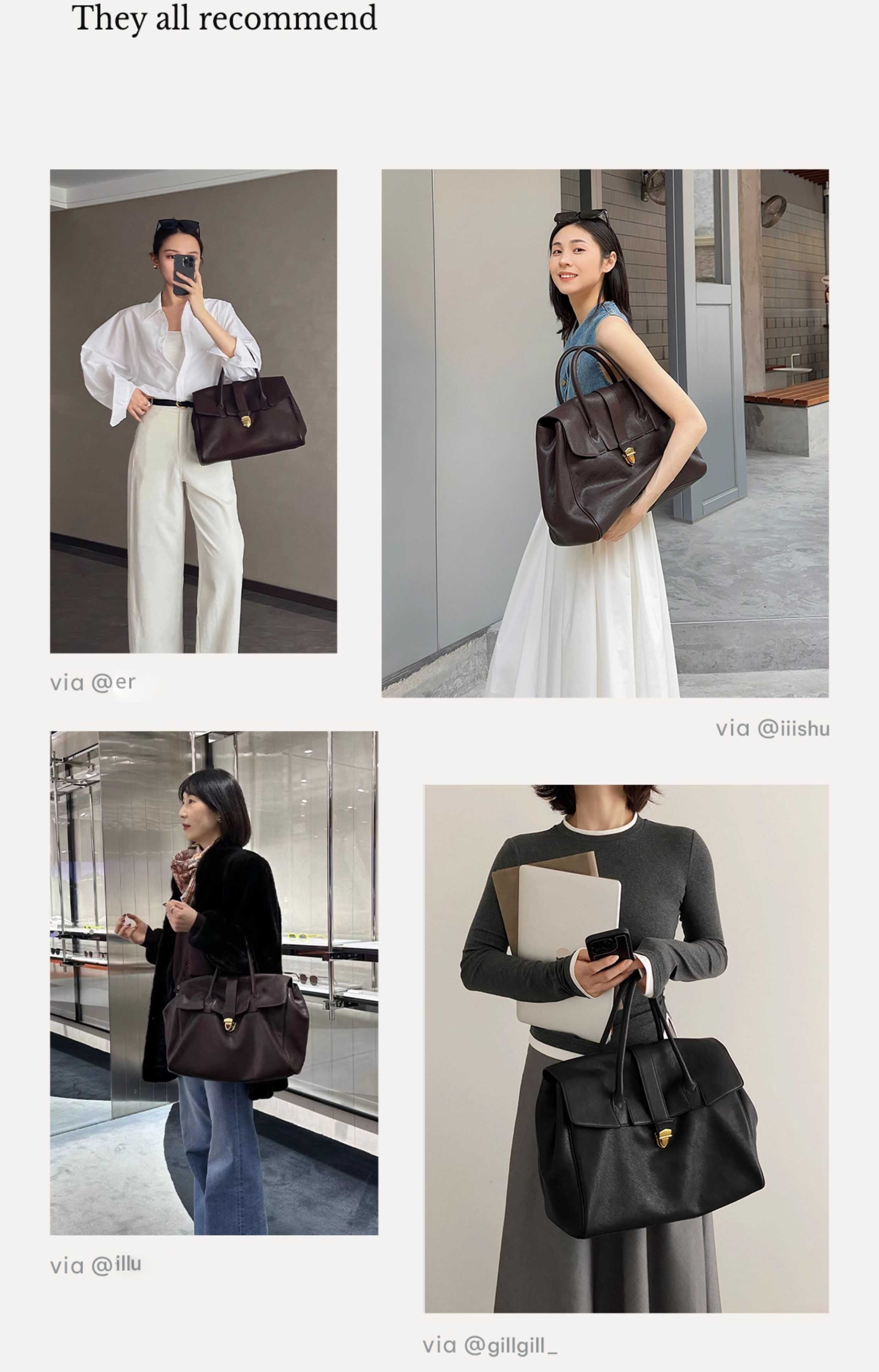 DEEPKEE original nubuck handmade full-grain genuine leather cowhide bag 植鞣牛皮女士手提包 8630 號