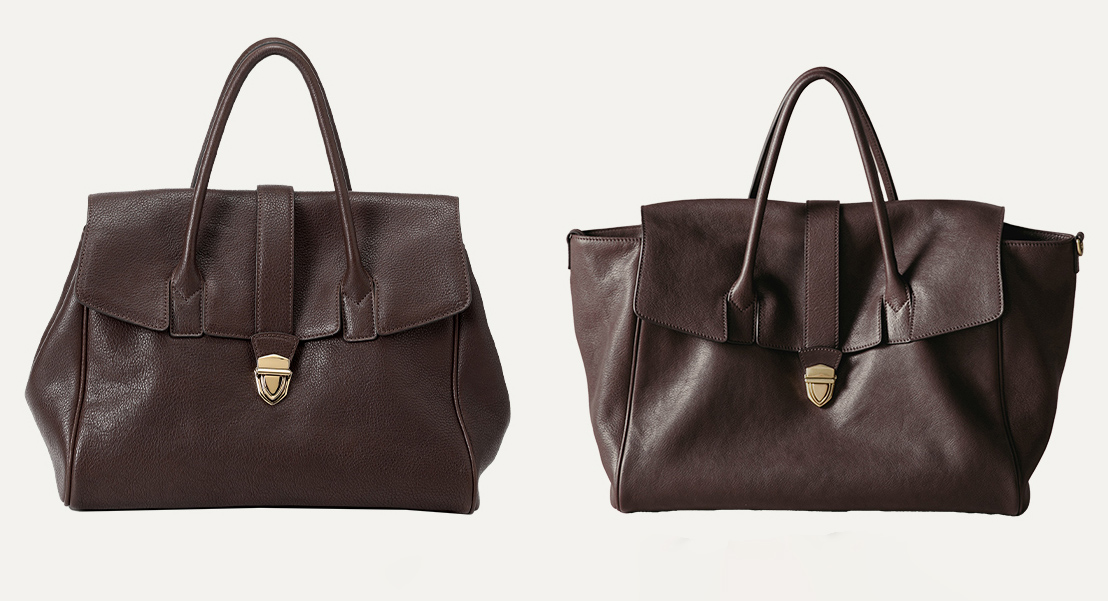 DEEPKEE original nubuck handmade full-grain genuine leather cowhide bag 植鞣牛皮女士手提包 8630 號