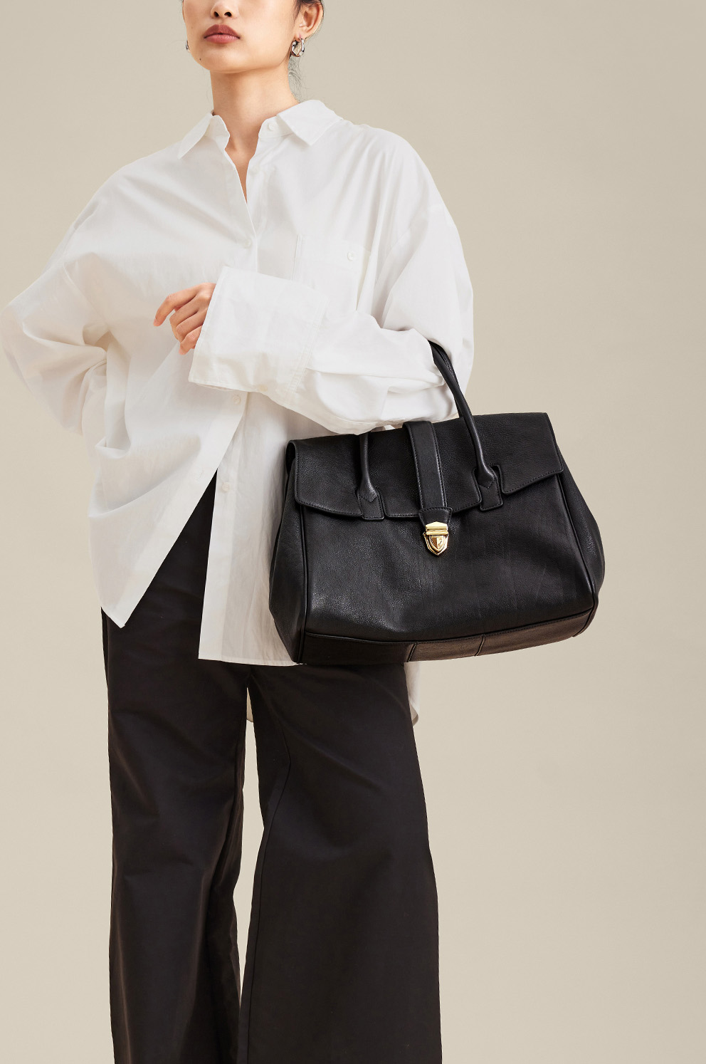 DEEPKEE original nubuck handmade full-grain genuine leather cowhide bag 植鞣牛皮女士手提包 8630 號