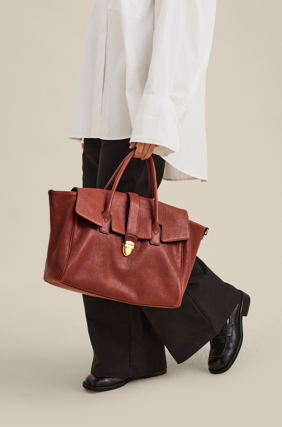 DEEPKEE original nubuck handmade full-grain genuine leather cowhide bag 植鞣牛皮女士手提包 8630 號