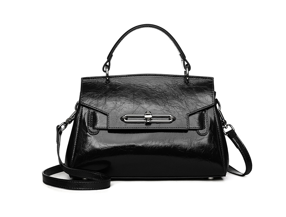 DEEPKEE original nubuck handmade full-grain genuine leather cowhide bag 真皮凱莉包女士高級輕奢單肩包通勤簡約手提女包 88-11 號