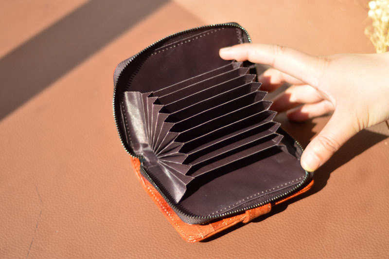 DEEPKEE original nubuck handmade full-grain genuine leather cowhide bag 復古女士短款錢包拉鍊真皮錢夾 8805 號