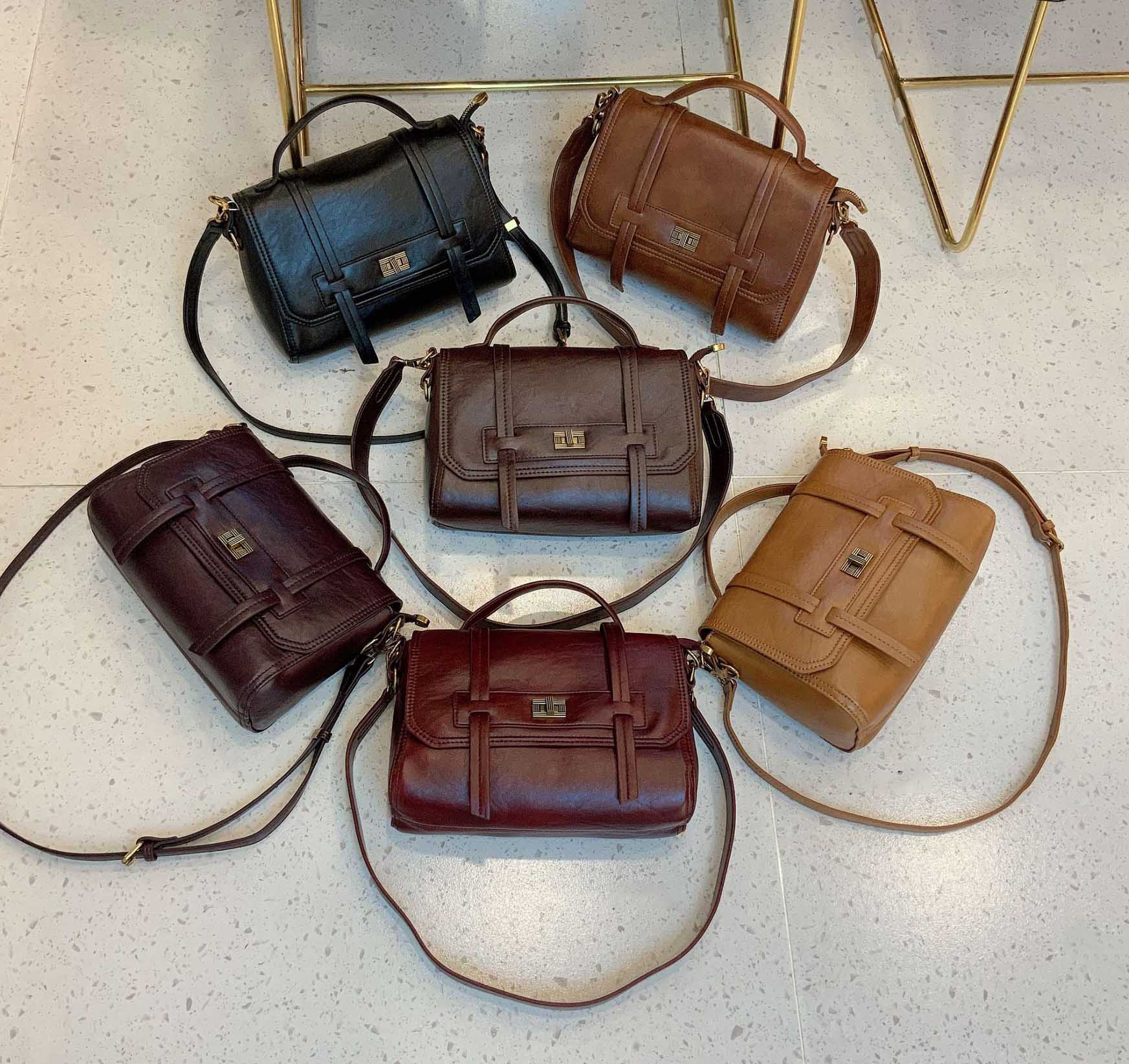 香港狄記皮具 狄記 原創真皮手工 ins郵差包 ins風格包包 頭層牛皮包包 皮革 原創手工真皮 皮件 DEEPKEE 復古真皮手工包