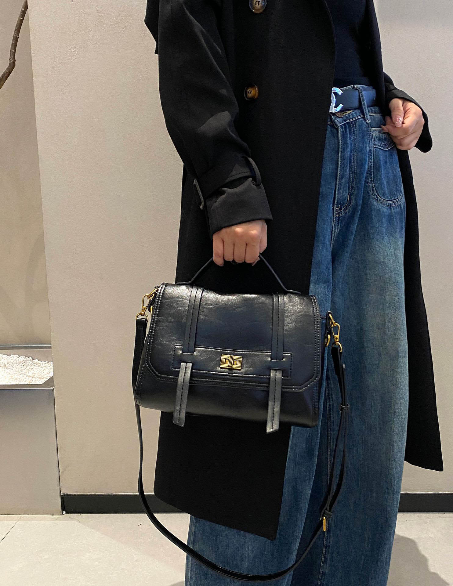 香港狄記皮具 狄記 原創真皮手工 ins郵差包 ins風格包包 頭層牛皮包包 皮革 原創手工真皮 皮件 DEEPKEE 復古真皮手工包