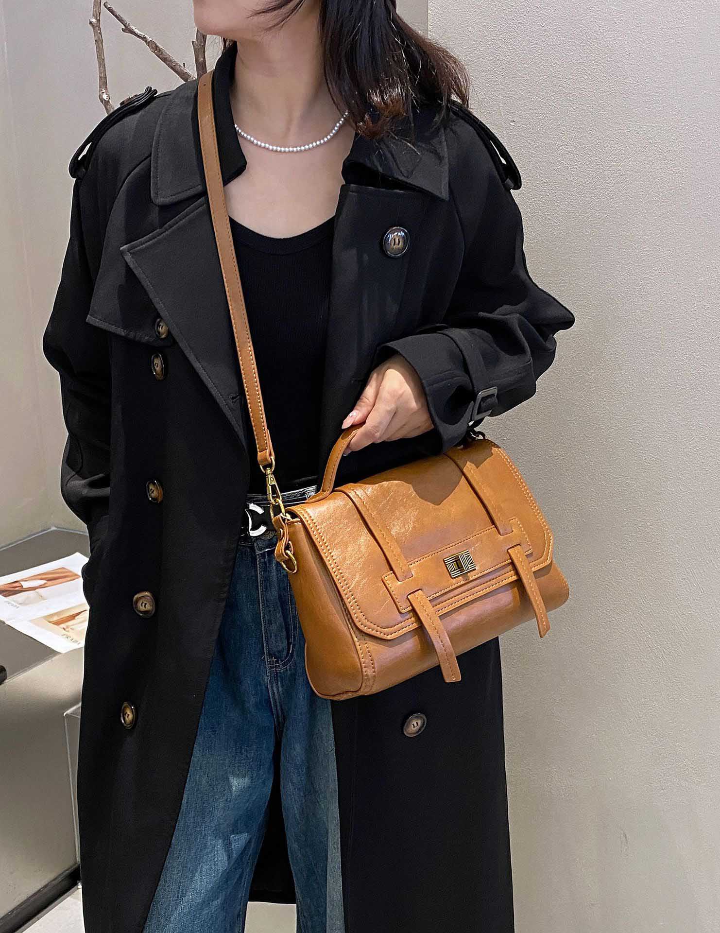 香港狄記皮具 狄記 原創真皮手工 ins郵差包 ins風格包包 頭層牛皮包包 皮革 原創手工真皮 皮件 DEEPKEE 復古真皮手工包