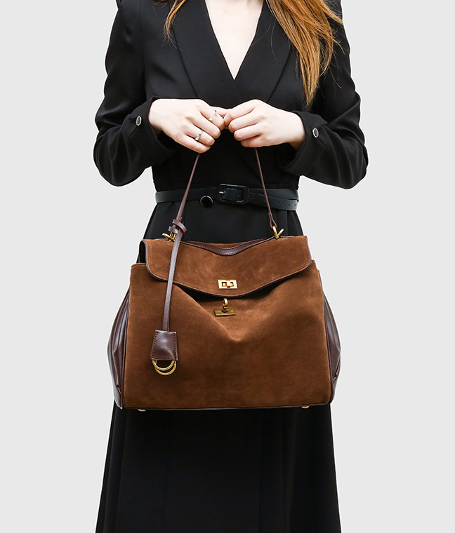 DEEPKEE 磨砂皮凱莉包 8858 號