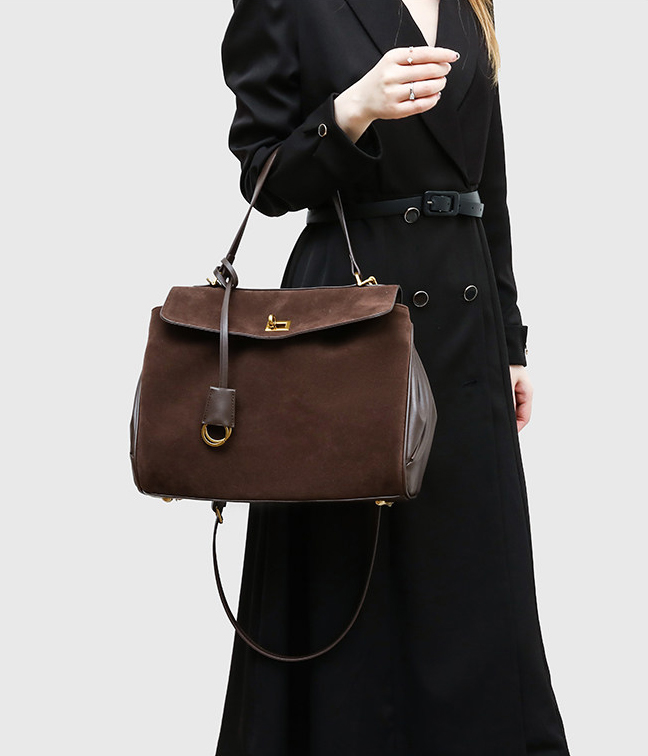 DEEPKEE 磨砂皮凱莉包 8858 號