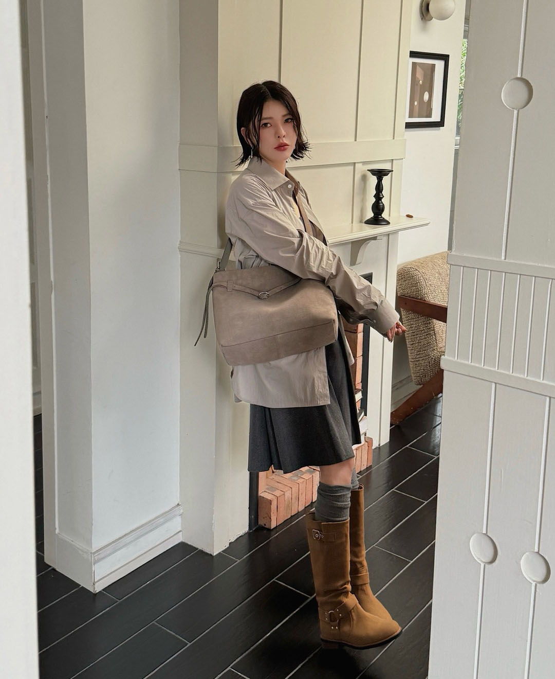 香港狄記皮具 狄記 原創真皮手工 ins郵差包 ins風格包包 頭層牛皮包包 皮革 原創手工真皮 皮件 DEEPKEE 復古真皮手工包