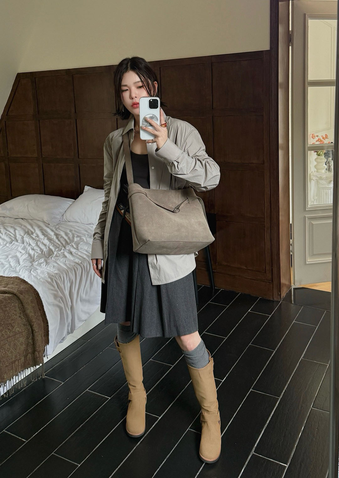 香港狄記皮具 狄記 原創真皮手工 ins郵差包 ins風格包包 頭層牛皮包包 皮革 原創手工真皮 皮件 DEEPKEE 復古真皮手工包