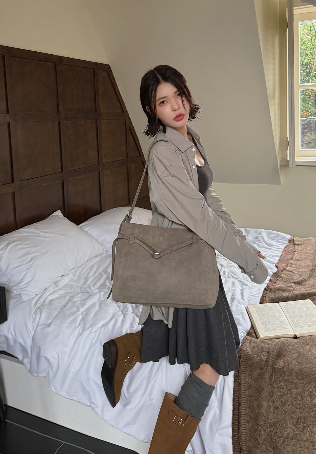 香港狄記皮具 狄記 原創真皮手工 ins郵差包 ins風格包包 頭層牛皮包包 皮革 原創手工真皮 皮件 DEEPKEE 復古真皮手工包