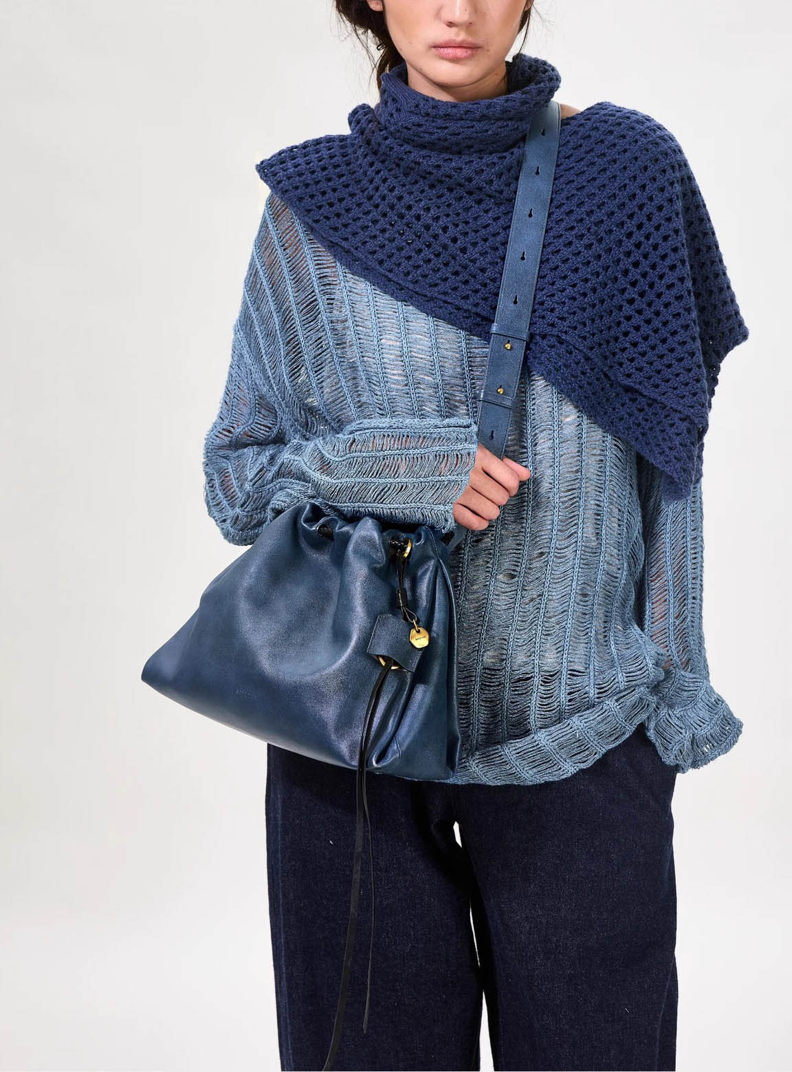 DEEPKEE original nubuck handmade full-grain genuine leather cowhide bag 頭層牛皮流浪包 8965 號