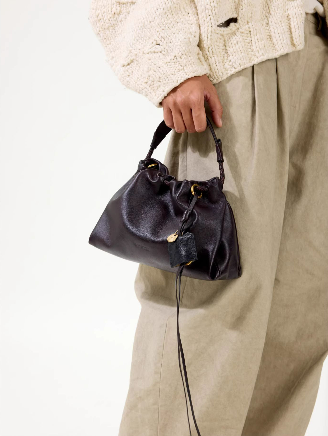 DEEPKEE original nubuck handmade full-grain genuine leather cowhide bag 頭層牛皮流浪包 8965 號