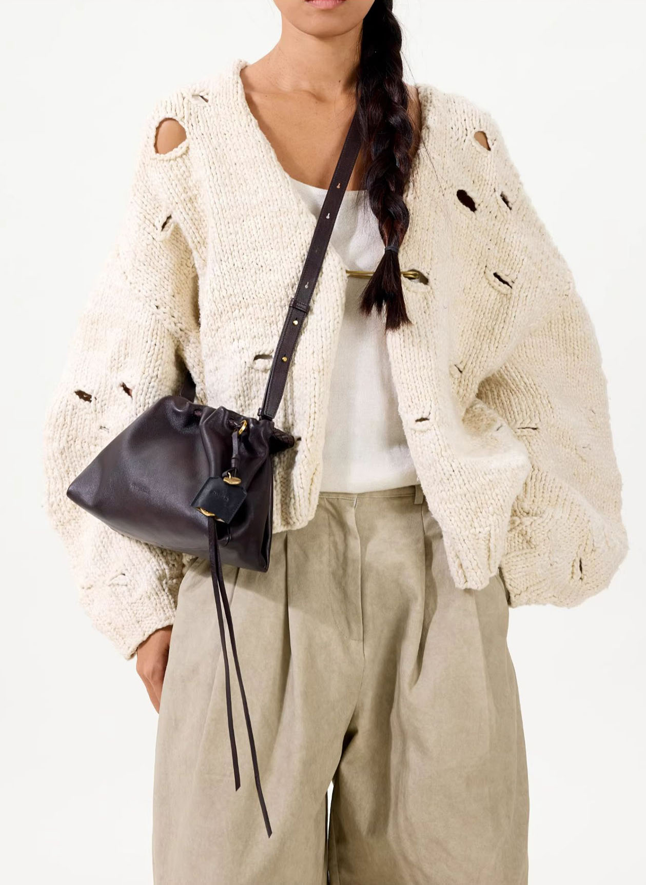 DEEPKEE original nubuck handmade full-grain genuine leather cowhide bag 頭層牛皮流浪包 8965 號