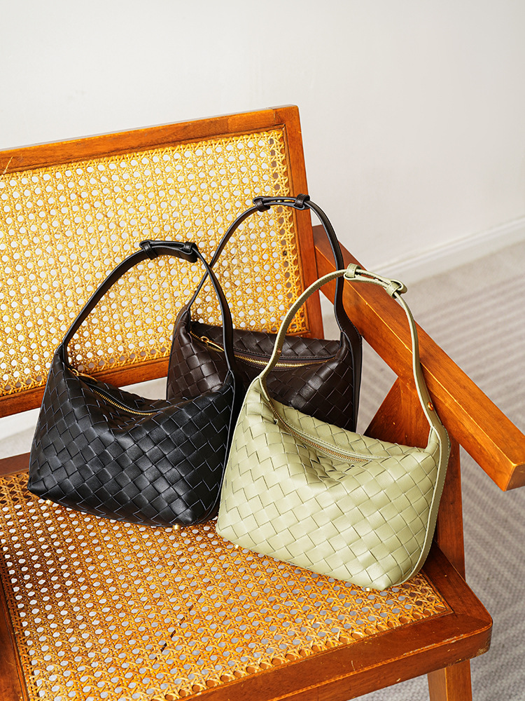 DEEPKEE BAGS | 職人技 小羊皮ン編み織手提包 90102號