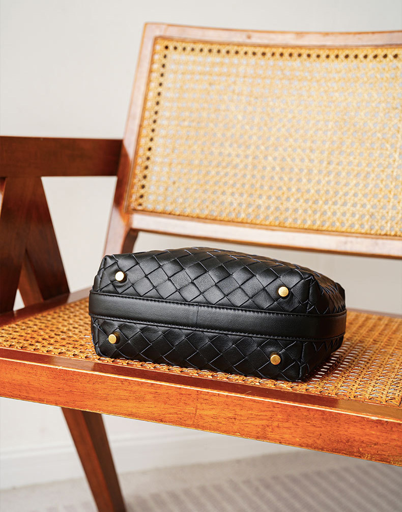 DEEPKEE BAGS | 職人技 純小羊皮ン編み織手提包 90102號