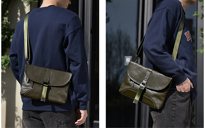 香港狄記皮具 狄記 原創真皮手工 ins郵差包 ins風格包包 頭層牛皮包包 皮革 原創手工真皮 皮件 DEEPKEE 復古真皮手工包