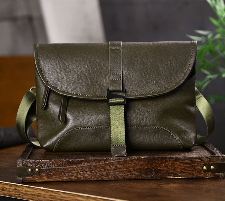 香港狄記皮具 狄記 原創真皮手工 ins郵差包 ins風格包包 頭層牛皮包包 皮革 原創手工真皮 皮件 DEEPKEE 復古真皮手工包