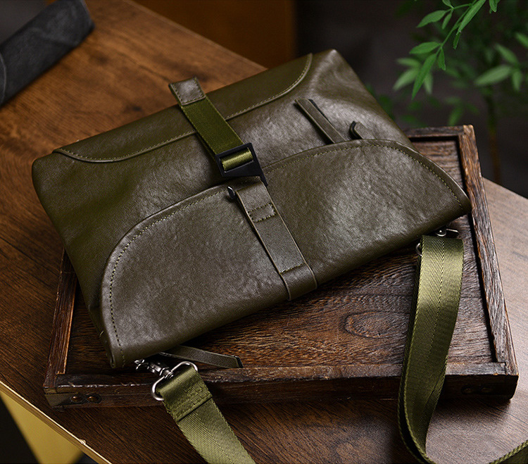 香港狄記皮具 狄記 原創真皮手工 ins郵差包 ins風格包包 頭層牛皮包包 皮革 原創手工真皮 皮件 DEEPKEE 復古真皮手工包