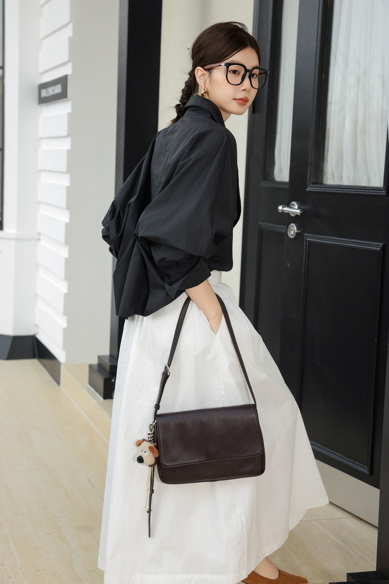 香港狄記皮具 狄記 原創真皮手工 ins郵差包 ins風格包包 頭層牛皮包包 皮革 原創手工真皮 皮件 DEEPKEE 復古真皮手工包