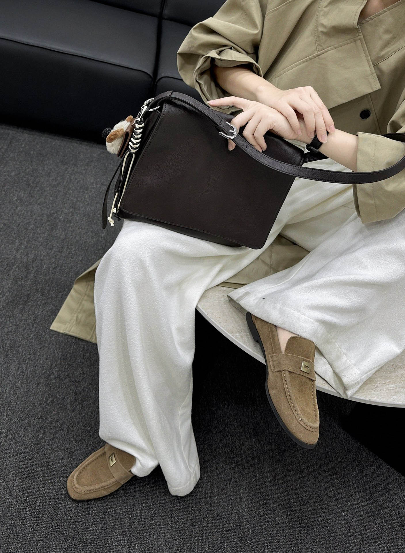 香港狄記皮具 狄記 原創真皮手工 ins郵差包 ins風格包包 頭層牛皮包包 皮革 原創手工真皮 皮件 DEEPKEE 復古真皮手工包