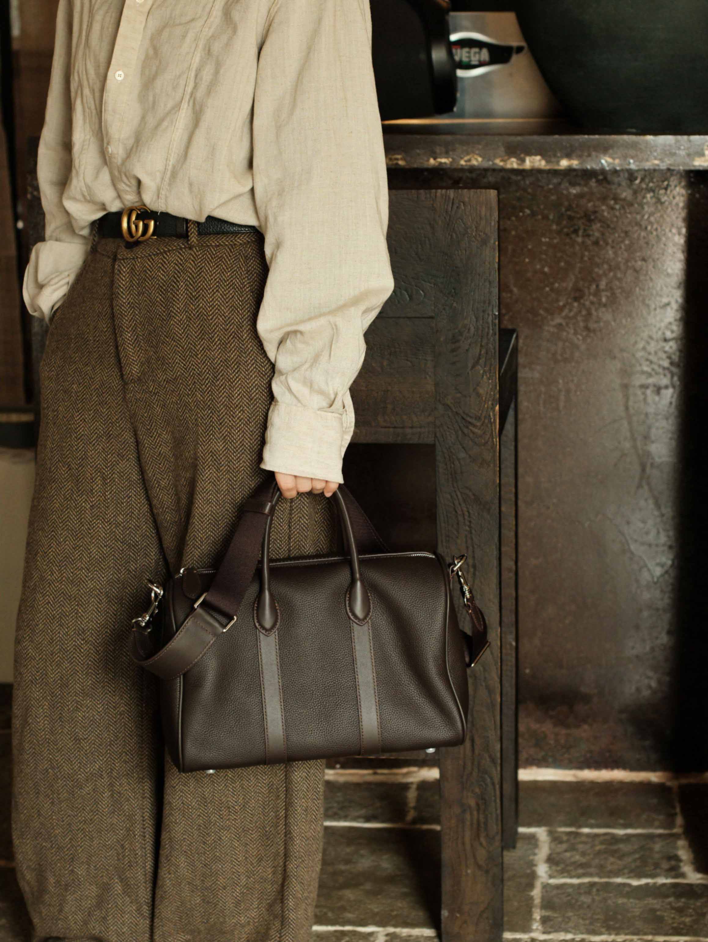 香港狄記皮具 狄記 原創真皮手工 ins郵差包 ins風格包包 頭層牛皮包包 皮革 原創手工真皮 皮件 DEEPKEE 復古真皮手工包