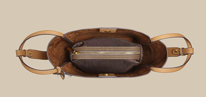 DEEPKEE original nubuck handmade full-grain genuine leather cowhide bag 斜挎大容量單肩牛皮水桶手提包 9236-D 號