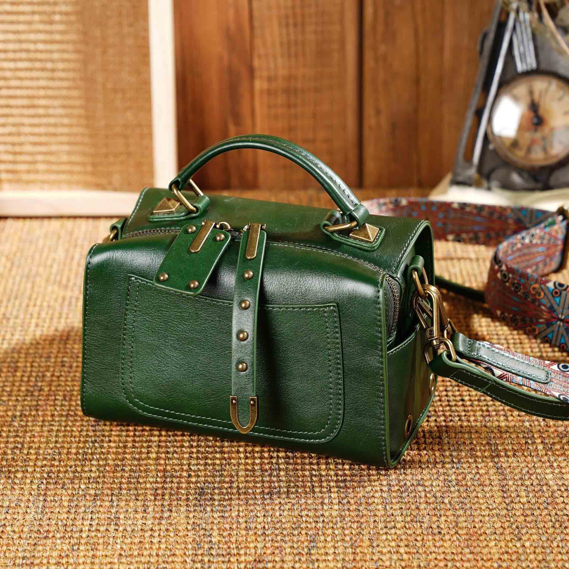 香港狄記皮具 狄記 原創真皮手工 ins郵差包 ins風格包包 頭層牛皮包包 皮革 原創手工真皮 皮件 DEEPKEE 復古真皮手工包