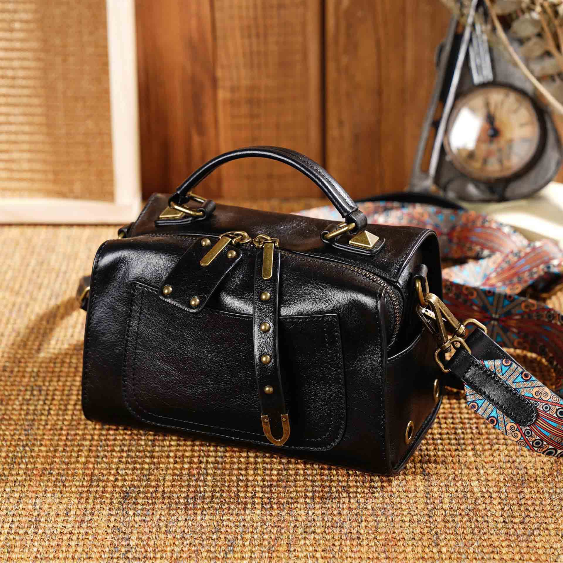 香港狄記皮具 狄記 原創真皮手工 ins郵差包 ins風格包包 頭層牛皮包包 皮革 原創手工真皮 皮件 DEEPKEE 復古真皮手工包