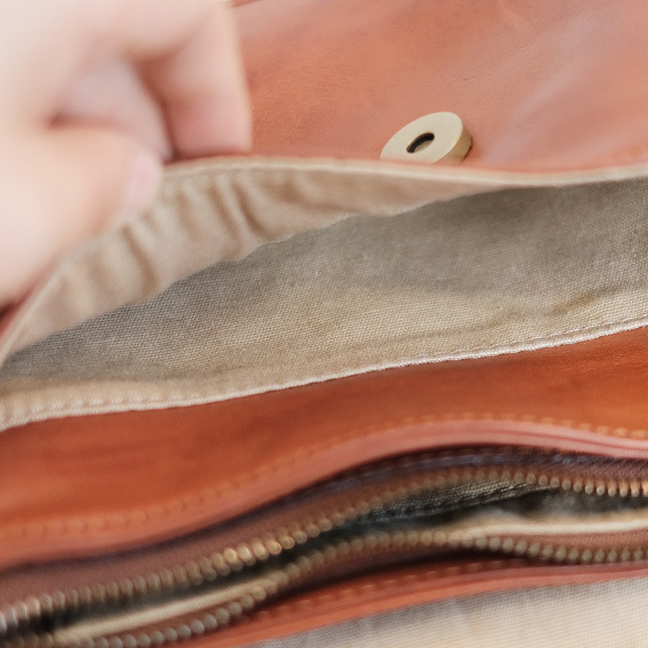 DEEPKEE original nubuck handmade full-grain genuine leather cowhide bag 新款質感通勤小方包真皮復古斜挎包 9264-D 號