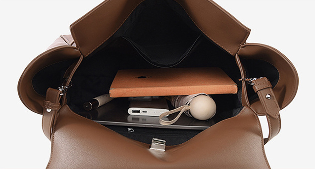 DEEPKEE original nubuck handmade full-grain genuine leather cowhide bag 法式小眾放鬆手提包 952 號